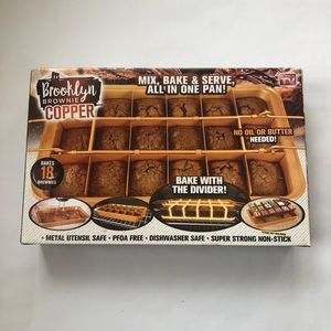 Brownie Copper Baking Pan